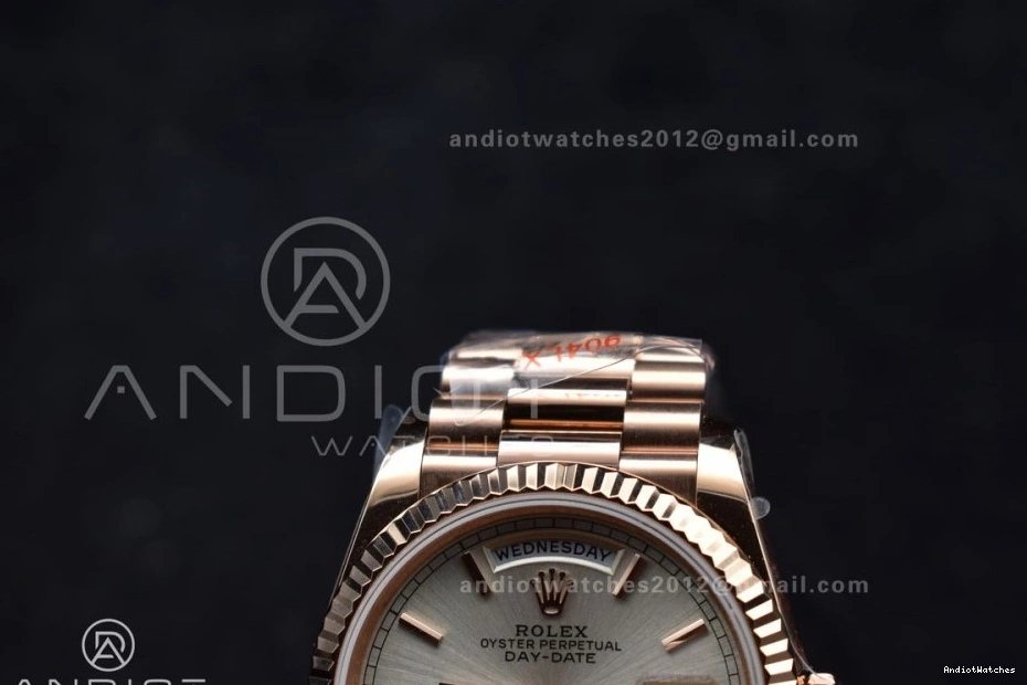 V5 DayDate Best (Gain FastDry 904L Edition 670 Steel QF Bracelet Silver vr3255 RG Weight) President Dial 36 on 0217